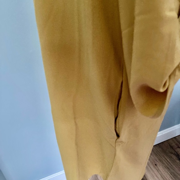 Mustard button up dress/duster - Picture 4 of 7